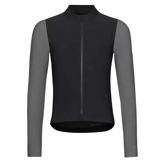 雅鹿 拼色上衣长袖服自行公路车上衣修身运动 骑行配套