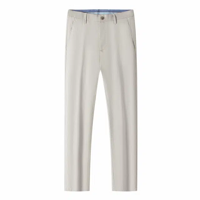 红豆 宽松直筒纯色舒适休闲裤 男款