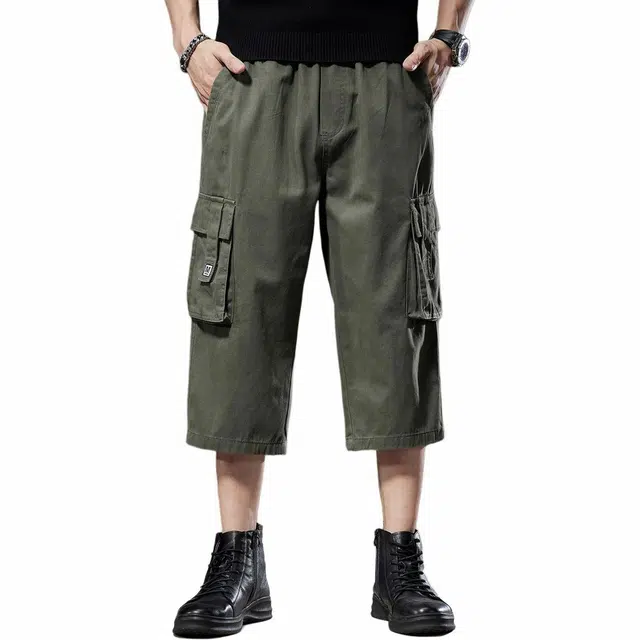 贵色 高街复古废土风松弛感潮牌休闲透气吸汗工装短裤 男女同款