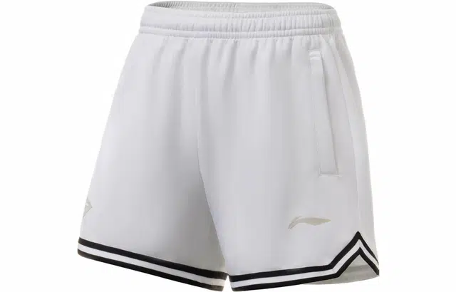 LiNing Basketball Shorts White