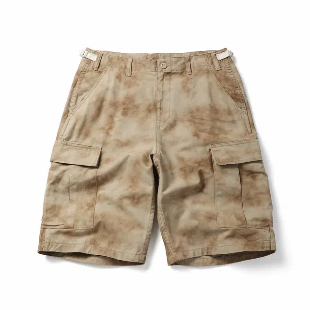 【dme】 夏季潮流时尚宽松迷彩舒适工装短裤 男女同款