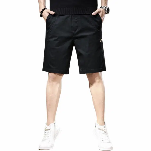 贵色 夏季 美式速干复古高街简约宽松潮牌薄款五分休闲裤工装短裤 男女同款