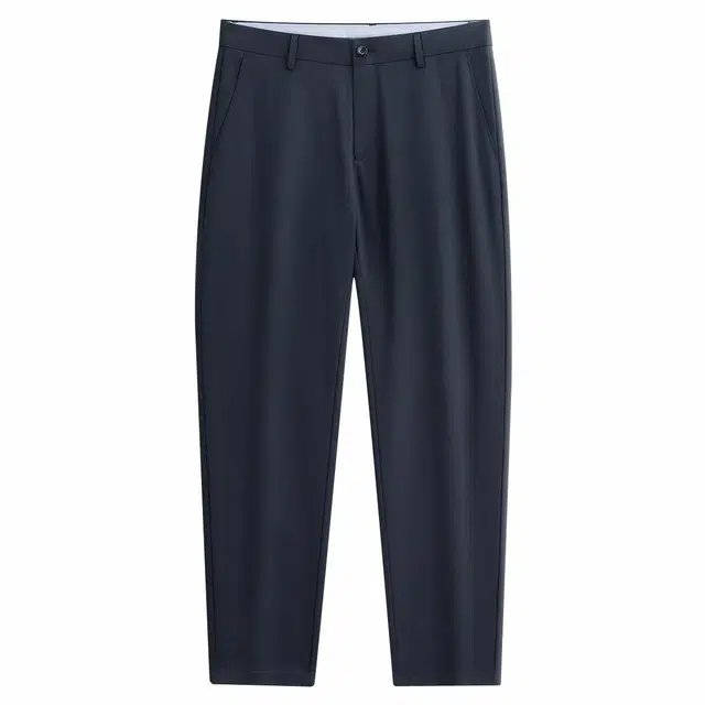 与狼共舞 桑蚕丝时尚亲肤柔软直筒休闲裤 男款