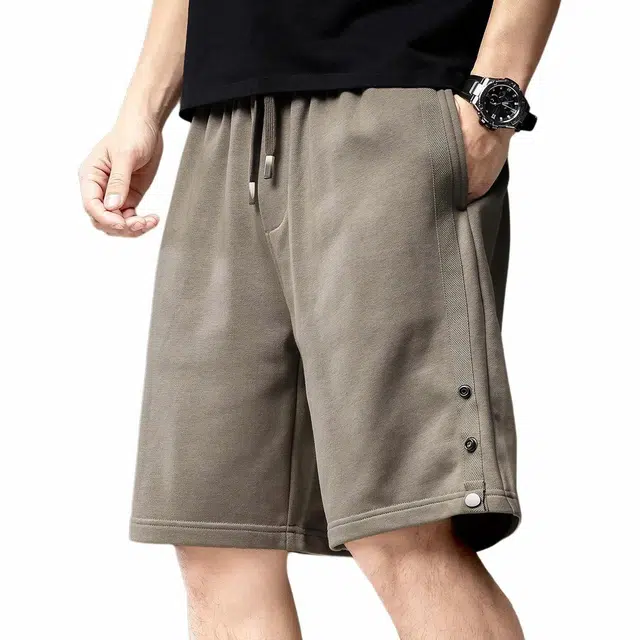 贵色 夏季 英伦风重磅休闲运动篮球美式宽松五分工装短裤 男女同款