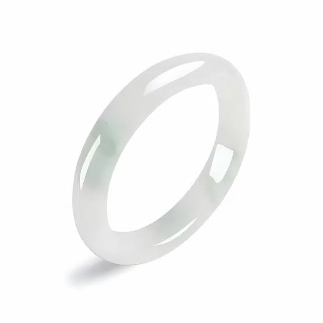 【清新微翠】 匠锁心玉 匠锁心玉青山黛贵妃新中式国潮古风古典时尚清冷典雅高级感气质温婉正圈手饰显白天然 天山翠 手镯 男女同款情侣款