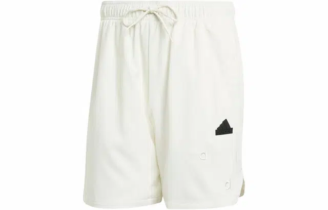 adidas Embroidery Woven Shorts White