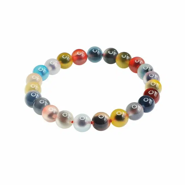 岁月静好 糖心多宝新中式转运珠 高级感小众 简约百搭 温柔优雅多彩手饰品森系甜美可爱 日常通勤 #好运 玛瑙 手串 男女同款情侣款