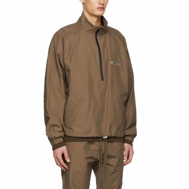 Fear of God Essentials FW20 Sports jacket brown Logo