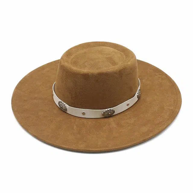 木林森 简约宽帽檐显脸小盆帽遮阳户外出行休闲防晒运动百搭 鹿绒皮 渔夫帽 男女同款情侣款