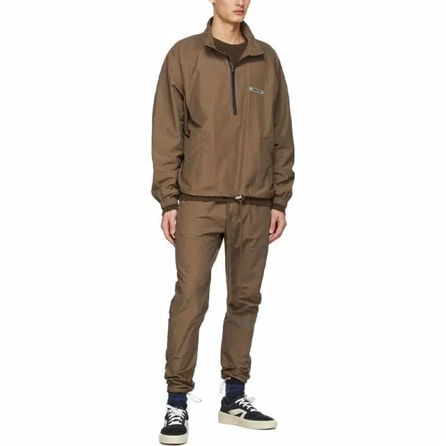 Fear of God Essentials FW20 Sports jacket brown Logo