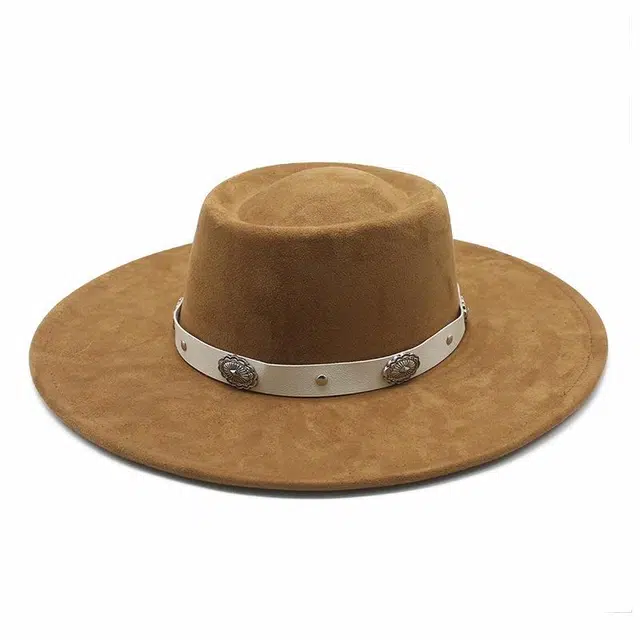 木林森 简约宽帽檐显脸小盆帽遮阳户外出行休闲防晒运动百搭 鹿绒皮 渔夫帽 男女同款情侣款