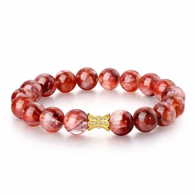 【红韵情牵】 金六福吉祥 异性缘提升魅力高端轻奢贵人新中式国潮招财纳福八方来财日常出行约会#好运天然 红水晶 手串 女款