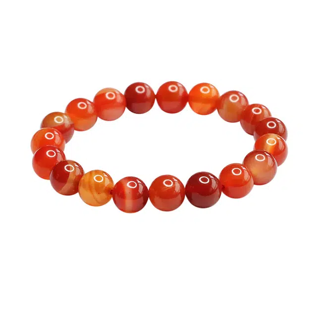 岁月静好 九紫离火 平安喜乐 好运连连 新中式 吉祥顺遂 高级感简约气质百搭 玛瑙 手串 男女同款情侣款