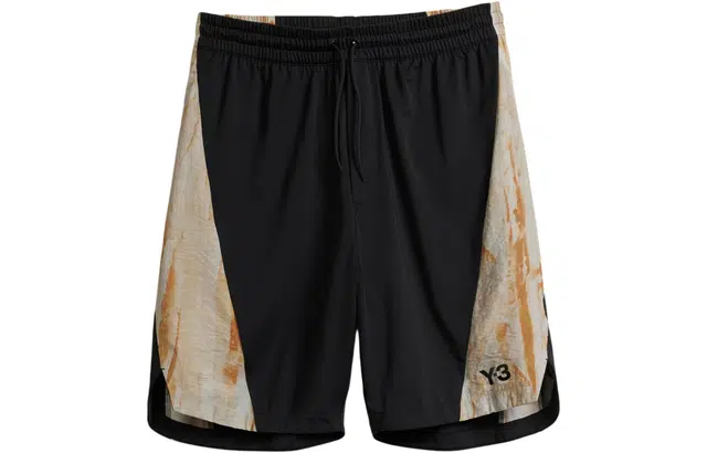 Y-3 Rust Dye Shorts Logo