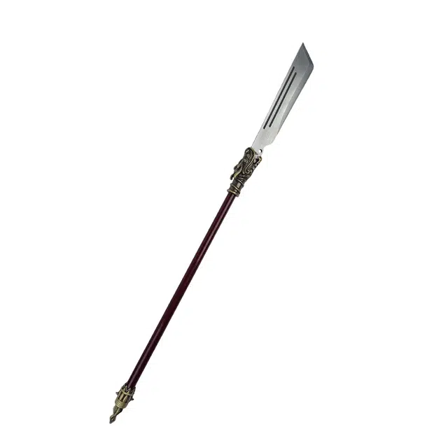 天字号 微型冷兵器 碳钢刃金属柄合金装短款枪戟刀戈武器摆件收藏未开刃 成品模型