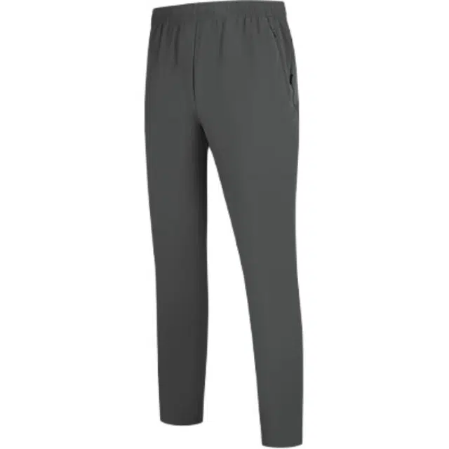 乔丹 男子训练系列 休闲简约纯色直筒针织运动裤 男款 柏油灰