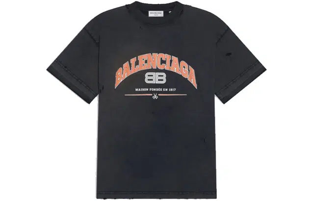 Balenciaga Maison SS22 T-Shirt Black
