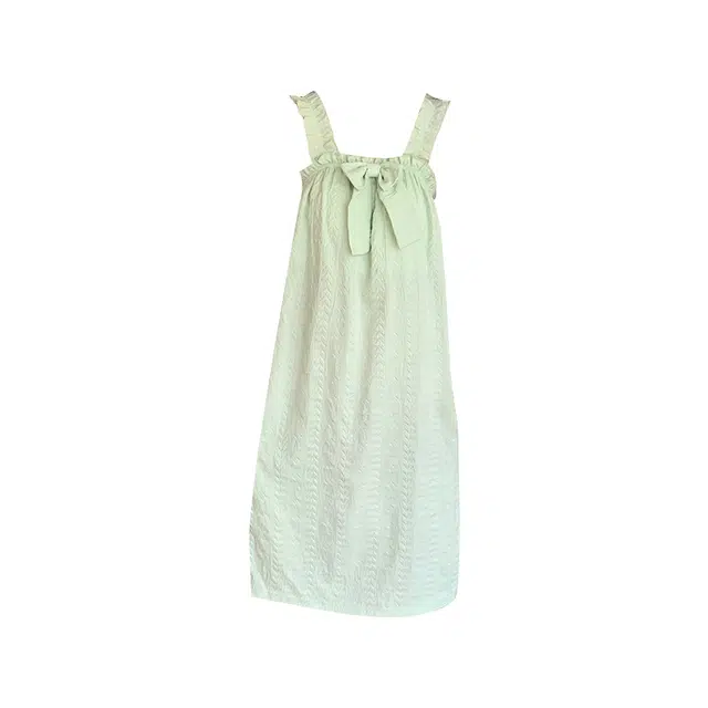 欧诗帛 韩版休闲舒适无袖家居服可外穿睡裙 女款 图片色