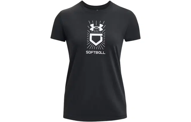 Under Armour Ua Softball Vertical Logo Short Sleeve T
