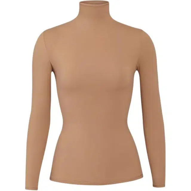 SKIMS FITS EVERYBODY TURTLENECK TOP T SIENNA
