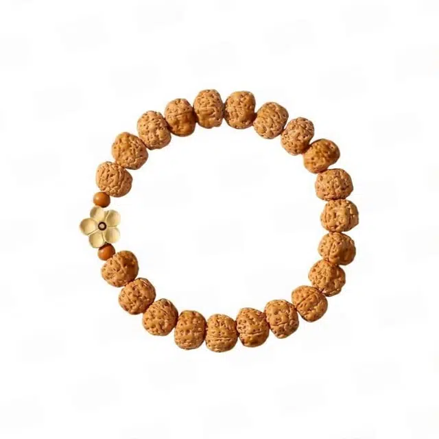 镯钰瑭 【平安喜乐】招财转运好运常伴桃花简约森系单圈复古好运莲莲# 好运 金刚菩提 手串 男女同款情侣款