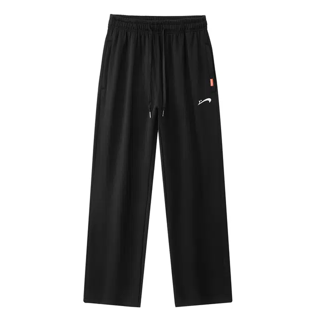 贵人鸟 加绒加厚保暖纯色系绳舒适直筒长裤休闲裤 男女同款