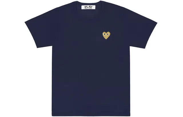 CDG Play Comme Des Garcons Gold Heart T