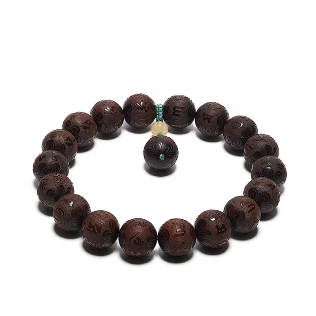 鶄鲤 国风小众高级感木制盘玩 紫檀属 手串 男女同款情侣款