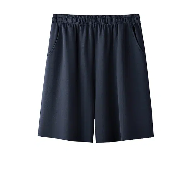 对你的私语 纯色休闲抗皱可外穿睡裤 男款