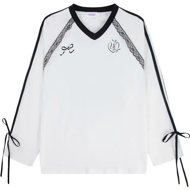 UNIFREE V-Neck Long Sleeve T-Shirt