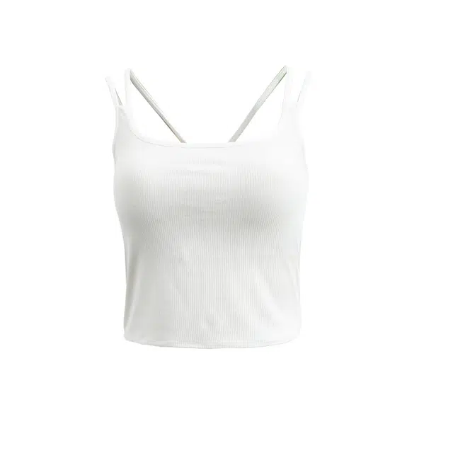 美力城 纯色凉感聚拢遮副乳打底背心 女款