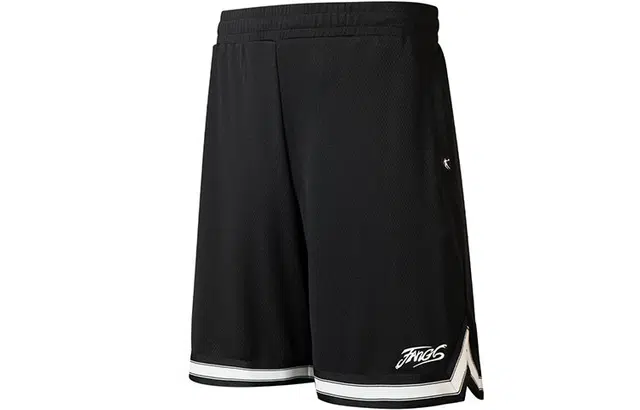 乔丹 毒牙 拼色休闲篮球运动短裤 男款 黑色