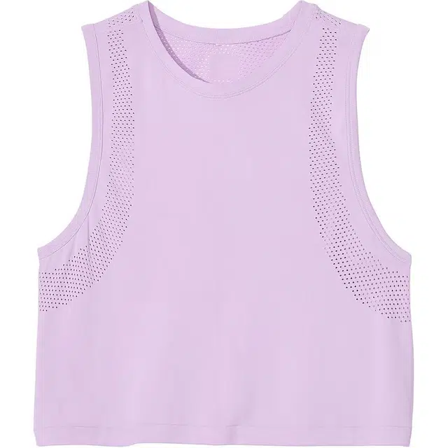 Victoria's Secret PINK SEAMLESS DRAPEY MUSCLE TANKPurple