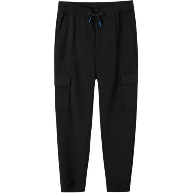 才子 修身微弹透气休闲裤 男款 黑色