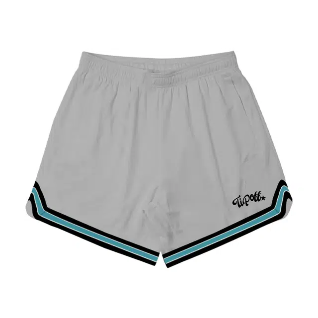 TIP-OFF Letter Pattern Elastic Casual Shorts