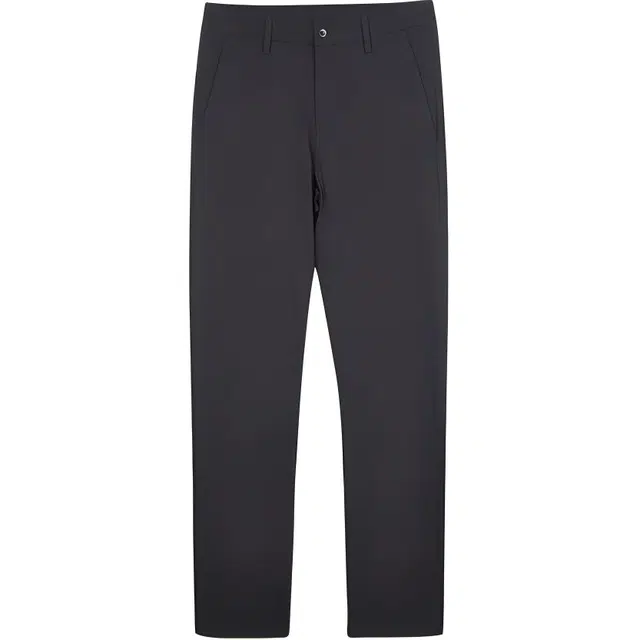 才子 中腰纯色修身微弹休闲裤 男款 黑色