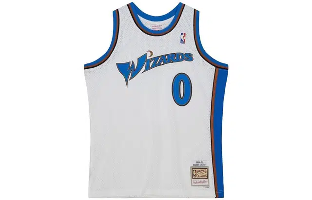 Mitchell Ness Swingman Gilbert Arenas Washington Wizards White 2004-05 Jersey