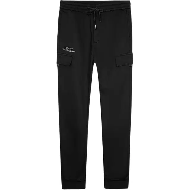 才子 透气修身微弹休闲裤 男款 黑色