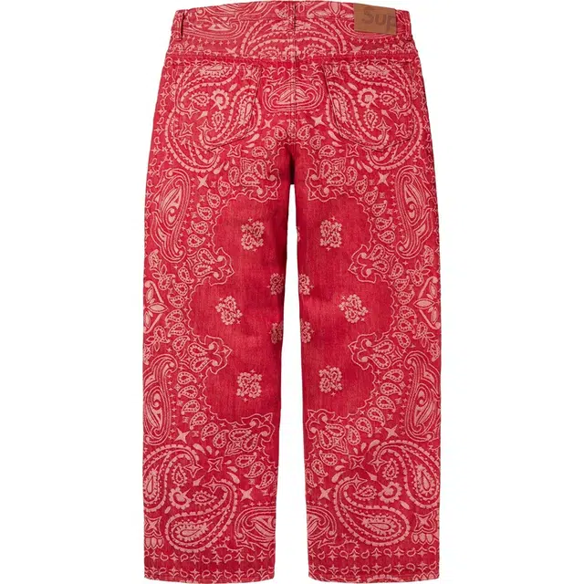 Supreme SS25 Bandana Jacquard Baggy Jean