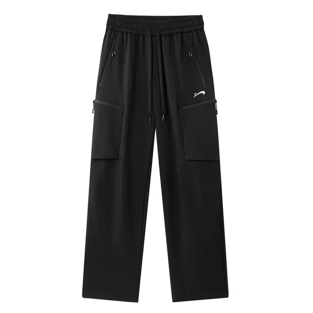 贵人鸟 加绒加厚保暖舒适中腰直筒休闲裤 男款