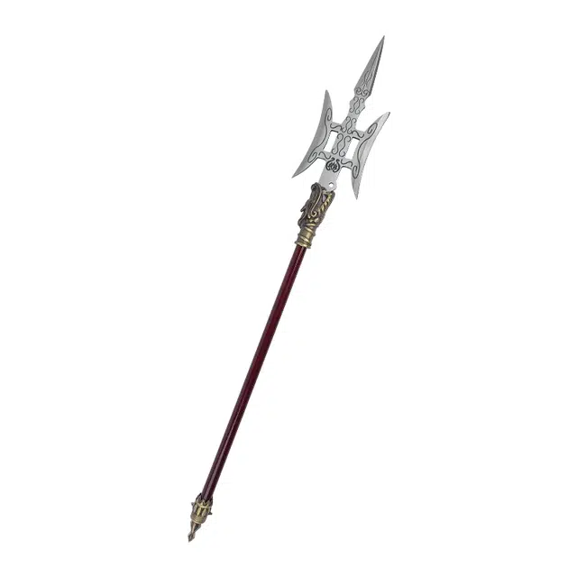 天子剑 微型冷兵器 枪刀戈戟小武器摆件碳钢刃金属柄合金装收藏未开刃 成品模型