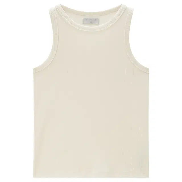 佐丹奴 纯色修身圆领舒适休闲无袖背心 女款