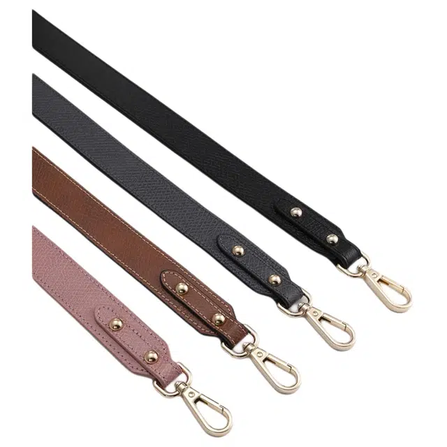 匠心手工坊 适用龙镶小号包包肩带 牛皮 打孔改造单肩斜挎单买龙骧饺子包配件包带 女款 多色