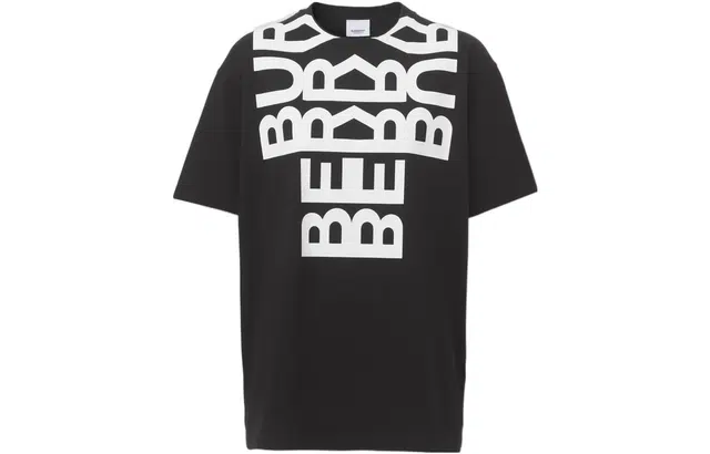 Burberry SS22 Letter Print T-Shirt Black