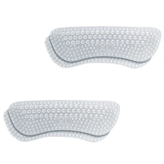 足印部落 高跟鞋防掉神器后跟贴防掉跟硅胶防磨脚鞋脚后跟垫贴后跟内贴垫 高弹海绵 鞋垫 男女同款情侣款