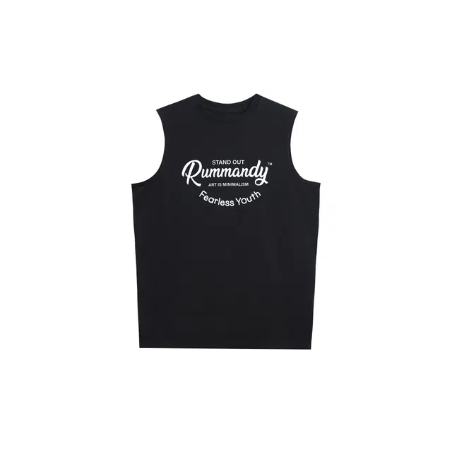 麓蔓蒂 美式高街痞帅个性字母印花宽松纯棉圆领无袖上衣坎肩背心 男女同款