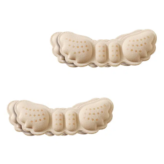 足印部落 高跟鞋专用后跟贴鞋大改小神器防掉跟防磨脚自粘调鞋码半码垫 高弹海绵 鞋垫 男女同款情侣款