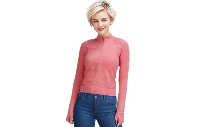 lululemon Rest Less Cropped 12 Zip T