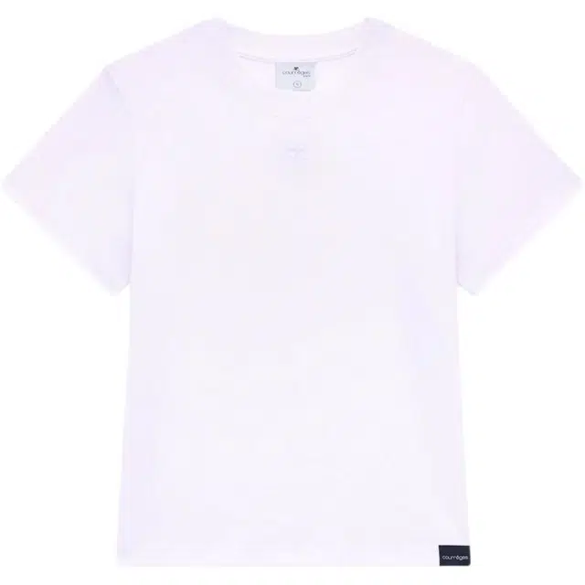 COURREGES SS24 AC STRAIGHT T-SHIRT T Mist