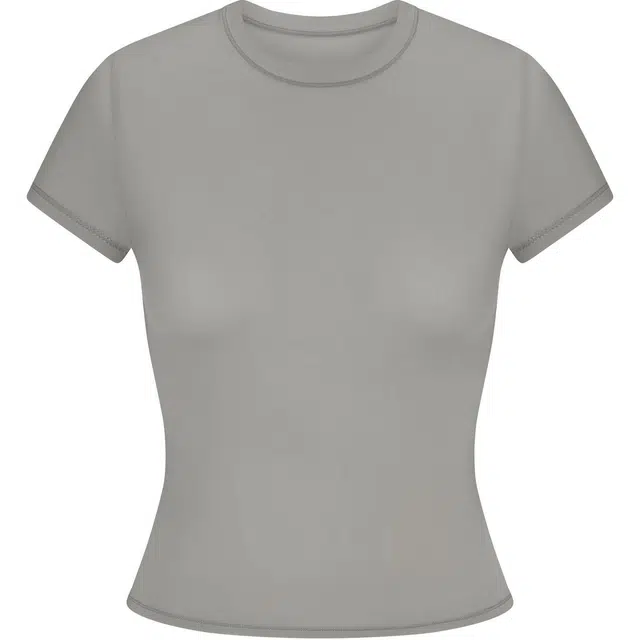 SKIMS FITSEVERYBODY T-SHIRT T SMOKE